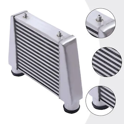 Universal Intercooler Turbo Front Mount 2.5  Inlet Outlet Same One Side Aluminum • $94.01