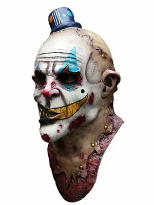 £54.99 • Buy Mime Zack Scary Zombie Clown Latex Head & Neck Mask Halloween Horror
