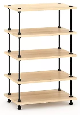 SALAMANDER DESIGNS A5/M Archetype 5-shelf Adjustable Audio-Stand Natural-maple • $699