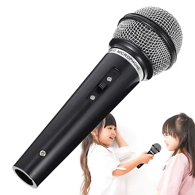 Fake Prop Microphone Plastic Speech Practice Stage Mic Toy Pretend Play Toy • $9.10