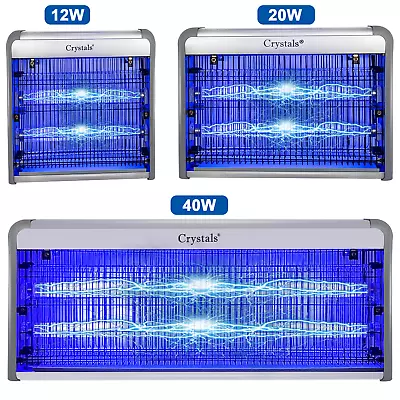 £17.85 • Buy Electric Insect Killer Bug Zapper Home UV Mosquito Wasp Fly Trap Light 20-40W