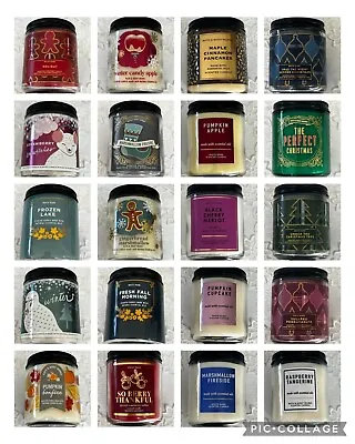 Bath & Body Works Single Wick Candle Jar 7 Oz Soy Essential Oils PICK ANY SCENT • $15.99