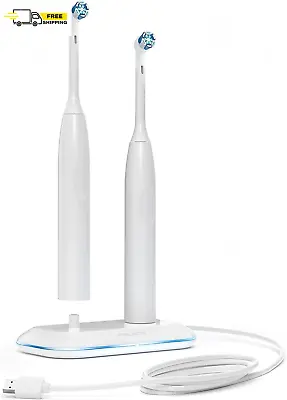$71.94 • Buy 2-In-1 Dual Toothbrush Charger Compatible With Oral B Electric Toothbrushes, Rep