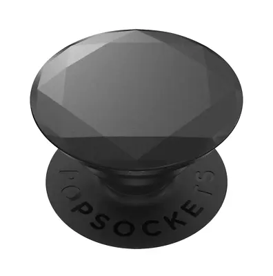 $26.95 • Buy PopSockets PopGrip Phone Grip Stand Mount Holder Swap - Metallic Diamond Black