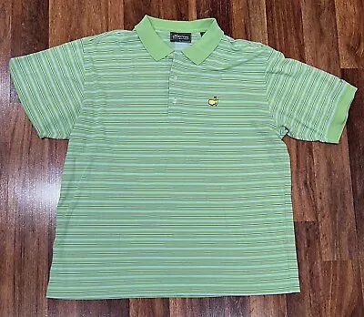 Vintage Masters Collection Polo Shirt Mens Large Green Short Sleeve The Masters • $9.95