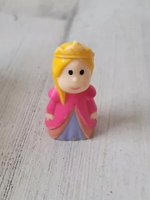 Mini Blonde Princess Crown Doll Accessory Toy Figure • $4.28