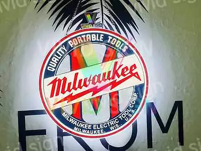 Milwaukee Tool 3D LED 16 X16  Neon Sign Light Lamp Beer Bar Wall Decor • $124.99