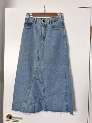 $150 • Buy SPELL Eve Denim Skirt Sun Washed Blue - Size M - RRP: $229 - NEW WITH TAG