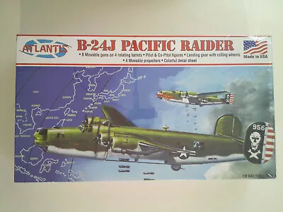 B-24J Pacific Raider Model Kit By Atlantis New Factory Sealed WW2 • $19.99