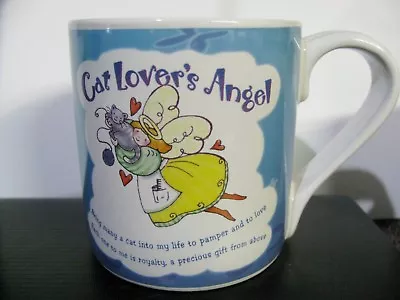  Cat Lover's Angel Prayer  Message Coffee Mug Peruchini Michel & Co Nib • $19.99