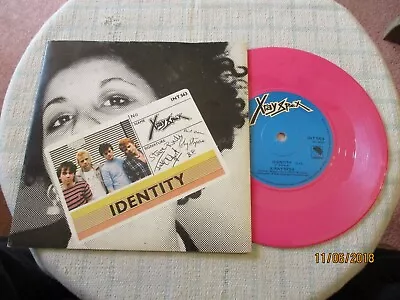 X Ray Spex Identity 7  UK PS PINK VINYL 1978 A1/B1 Pro Cleaned Super Sound ! • £9.99