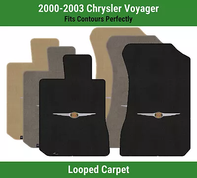 Lloyd Classic Loop Front Mats For '00-03 Chrysler Voyager W/Chrysler Badge • $138.99