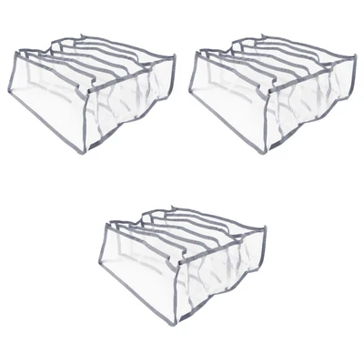 £12.66 • Buy  3 Pc Drawer Dividers Clothing Under Bed Organizer Storage Box Partition