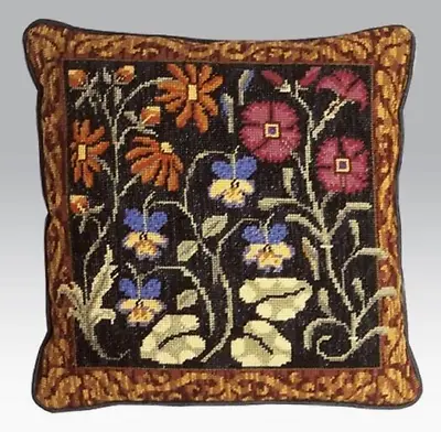 EHRMAN Candace Bahouth MEADOW GARDEN  Needlepoint Tapestry Kit Medieval VINTAGE • $116.22