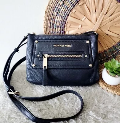 Michael Kors Crossbody Bag Black Handbag Purse  • $48.50