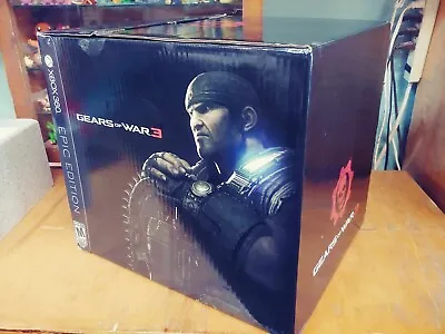 $249.99 • Buy GEARS OF WAR 3 Epic Edition Statue Collector Set 4 Xbox 360 Game System Console