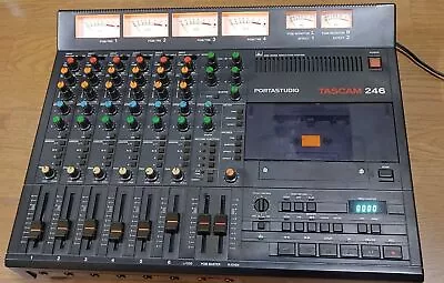 As Is Tascam Portastudio 246 4 Track 6 Channel Cassette Recorder Tape Mixer • $611.85