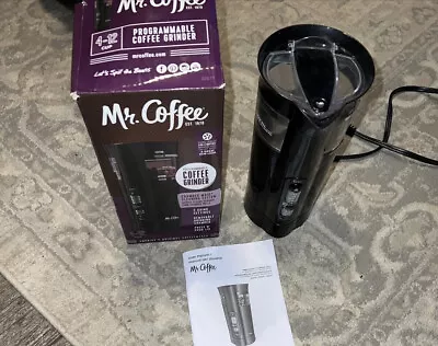 Mr. Coffee 4-12 Cup Electric Coffee Grinder - Programmable With 3 Grind Settings • $15