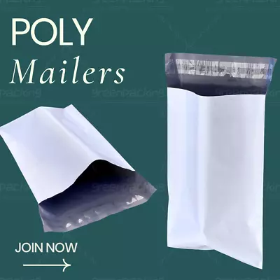 Poly Mailers Shipping Envelopes Premium Bags Self Seal Plastic Packaging Bags  • $2.98