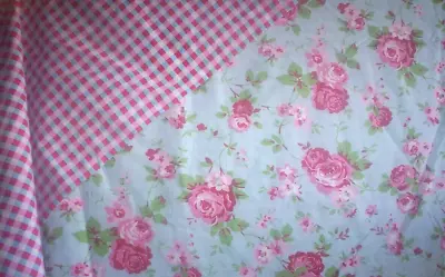 Ikea Rosali Single Duvet Cover + Pillowcase Pink Blue Cath Kidston • £15