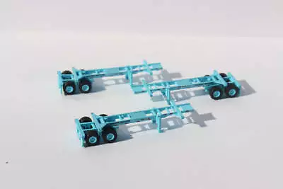 JTC N Scale 122004 Maersk Sealand Repaint 20' Container Chassis Three Pack New! • $54.85
