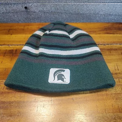 Michigan State Ski Knit Beanie Hat Quality New Reversible • $15.99