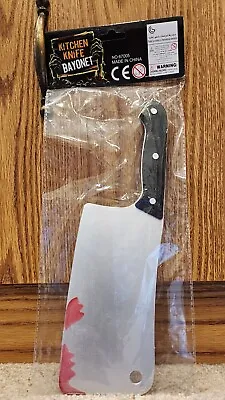 Fake Butchers Bloody Meat Cleaver Plastic Halloween Toy Knife Play Jason Myers • $13.17