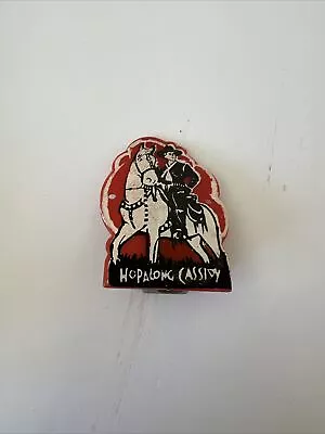 Vintage Hopalong Cassidy Pictorial Pencil Sharpener Hasbro Mfg  • $12.50