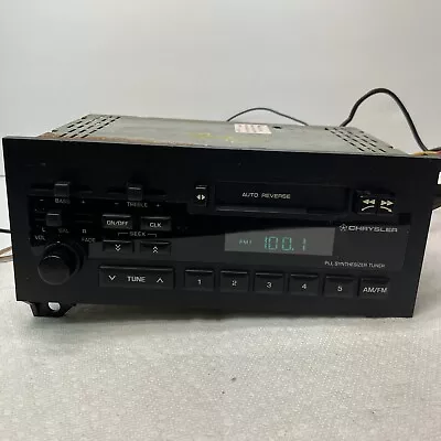 $114.74 • Buy Jeep Chrysler Dodge AM FM Cassette Player Radio OEM 1988 89 90 91