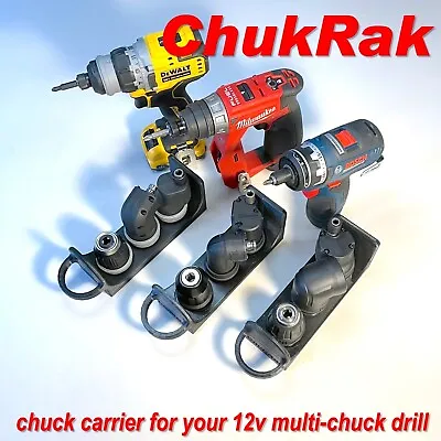 £28.63 • Buy ChukRak Chuck Carrier For 12v Installation FlexiClick 5-in-1 Drill Driver