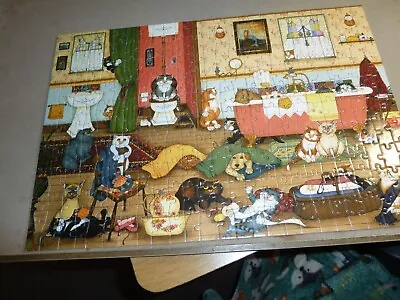 Gibsons Linda Jane Smith Catastrophe 250 Piece Jigsaw Complete Box Has Issues • £3