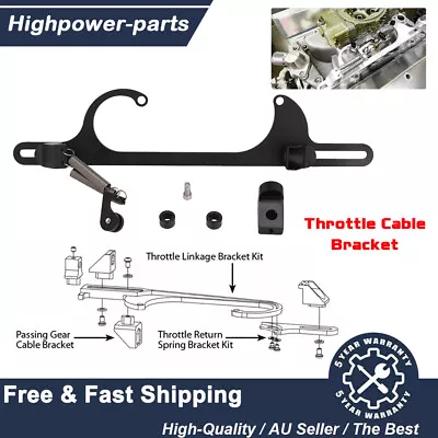 Fits Holley 4150 4160 Billet Aluminium Throttle Cable Carb Carburetor Bracket AU • $34