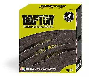 £149.87 • Buy U-Pol Raptor,Tough Urethane Coating Land Rover Orkney Grey 4 Bottle Kit