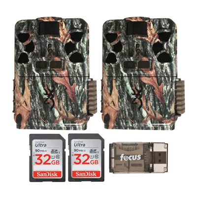 Browning Trail Cameras 24MP Recon Force Patriot Trail Camera 2 Pack Bundle • $269.99