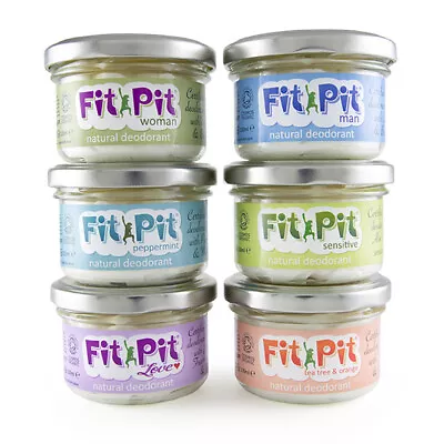 Fit Pit Natural Deodorant 100ml - Certified Organic. Aluminium Free • £12.47