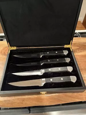 $75 • Buy Capital Grille Kitchen Steak Salad Knife Set With Wooden Case Limited Made