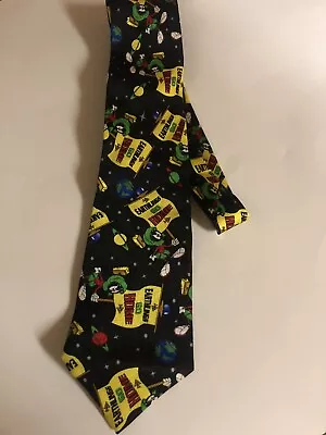 Rare Vintage Marvin The Martian Neck Tie. Earthlings Go Home. LOONEY TUNES. 1997 • $8
