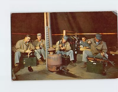 Postcard Camp Pendleton Marines Cleaning Weapons California USA • $6.97