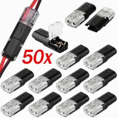 10-50 PCS 12V Connectors Electrical Connectors Automotive Wire Strip Light Cable • $21.49