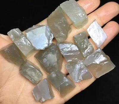 112g Natural Rare White Moonstone Quartz Crystal Healing Reiki Raw Stone Y996 • $2.25