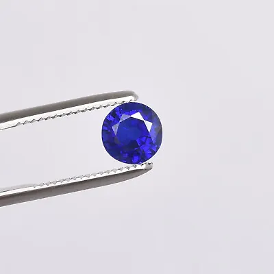 $6.99 • Buy 4.00 Ct Natural Ceylon Cornflower Blue Sapphire Round Cut Ring Size AAA Gemstone