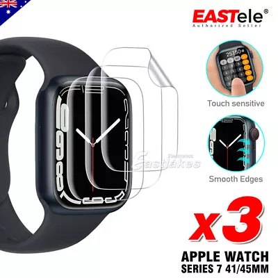 $7.95 • Buy For Apple Watch Series Ultra 8 7 3 4 5 6 SE 38/41/40/42/44/4549 Screen Protector