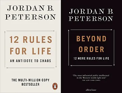 $39.99 • Buy Beyond Order + 12 Rules For Life( Combo Set Of 2 Books)