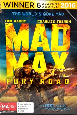 Mad Max Fury Road : NEW DVD : Region 4 • $11.99