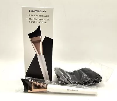 BareMinerals Skinsorials Mask Essentials Mask Application Brush And Cloth New! • $9.99