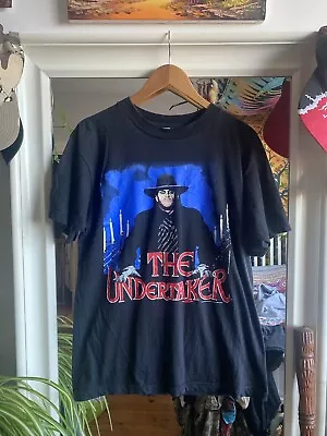 Vintage 1992 WWF The Undertaker European Rampage T-shirt Large - WWE - Wrestling • £225