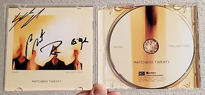 MATCHBOX TWENTY WHERE THE LIGHT GOES CD Signed Art Card FULL BAND Autograph Auto • $31.99