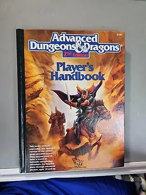 AD&D Advanced Dungeons & Dragons Player's Handbook 2nd Edition 2101 • $22.50