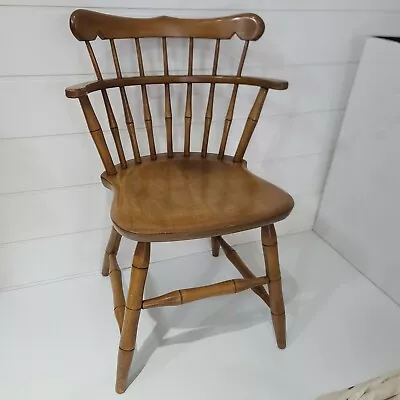 1 Chair S. Bent & Bros Inc Gardner Mass 1867 Windsor Chair Dining Room Vintage • $203.44