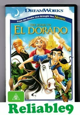 The Road To El Dorado Widescreen DVD+Bonus Material Region4- 2008 Dreamworks AUS • $4.95